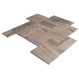 Silver Grey Travertine French Pattern Paver