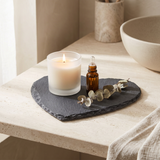 Black Slate Heart Serving Plate