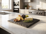 Black Slate Square Serving Plate