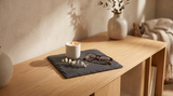 Black Slate Square Serving Plate