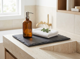 Black Slate Square Serving Plate