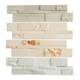 Beige Travertine Stacked Stone Veneer