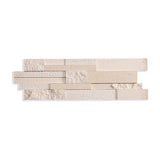 White Sandstone Mixed Face Ledgestone Panel