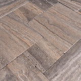 Silver Grey Travertine French Pattern Paver