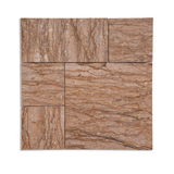 French Gold Travertine Modular Stone Mosaic