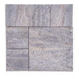 Silver Grey Travertine Stone Mosaic