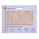 Yellow Fossil Limestone Mix Pattern Tile