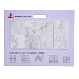 Statuario White Marble Mix Pattern Tile