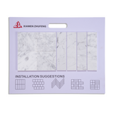 Statuario White Marble Mix Pattern Tile