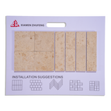 German Beige Limestone Mix Pattern Tile