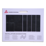 Fuding Black Granite Mix Pattern Tile