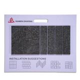 Black Galaxy Granite Mix Pattern Tile