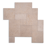 Yellow Fossil Limestone French Pattern Paver