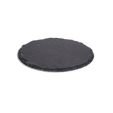 Black Slate Round Serving Tray