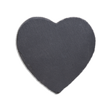Black Slate Heart Serving Plate