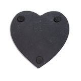 Black Slate Heart Serving Plate