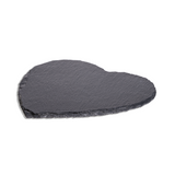 Black Slate Heart Serving Plate
